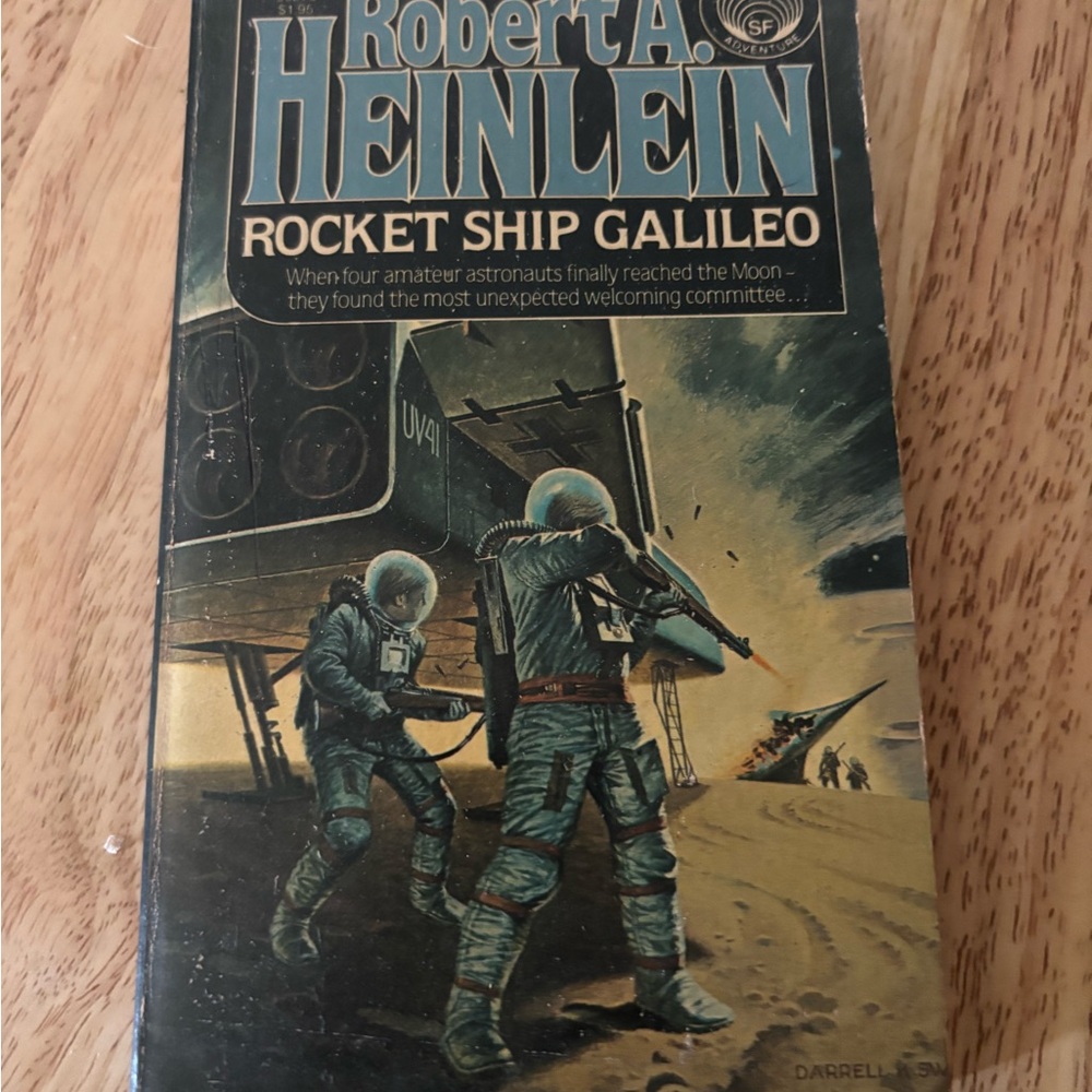 Rocket Ship Galileo by - Black Cover
